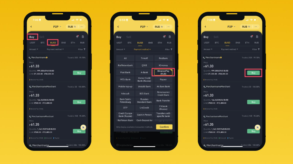 How to use Binance Pay as a payment method on the Binance C2C platform