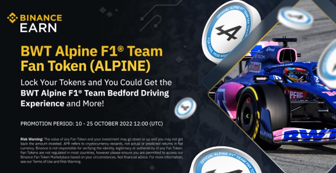 Subscribe to ALPINE on Binance and Join BWT Alpine F1® Team