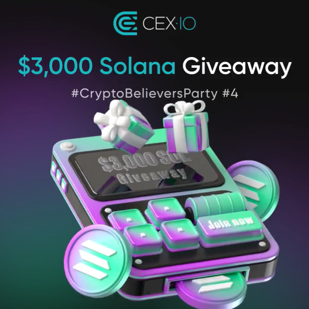 $3,000 Solana by cex io