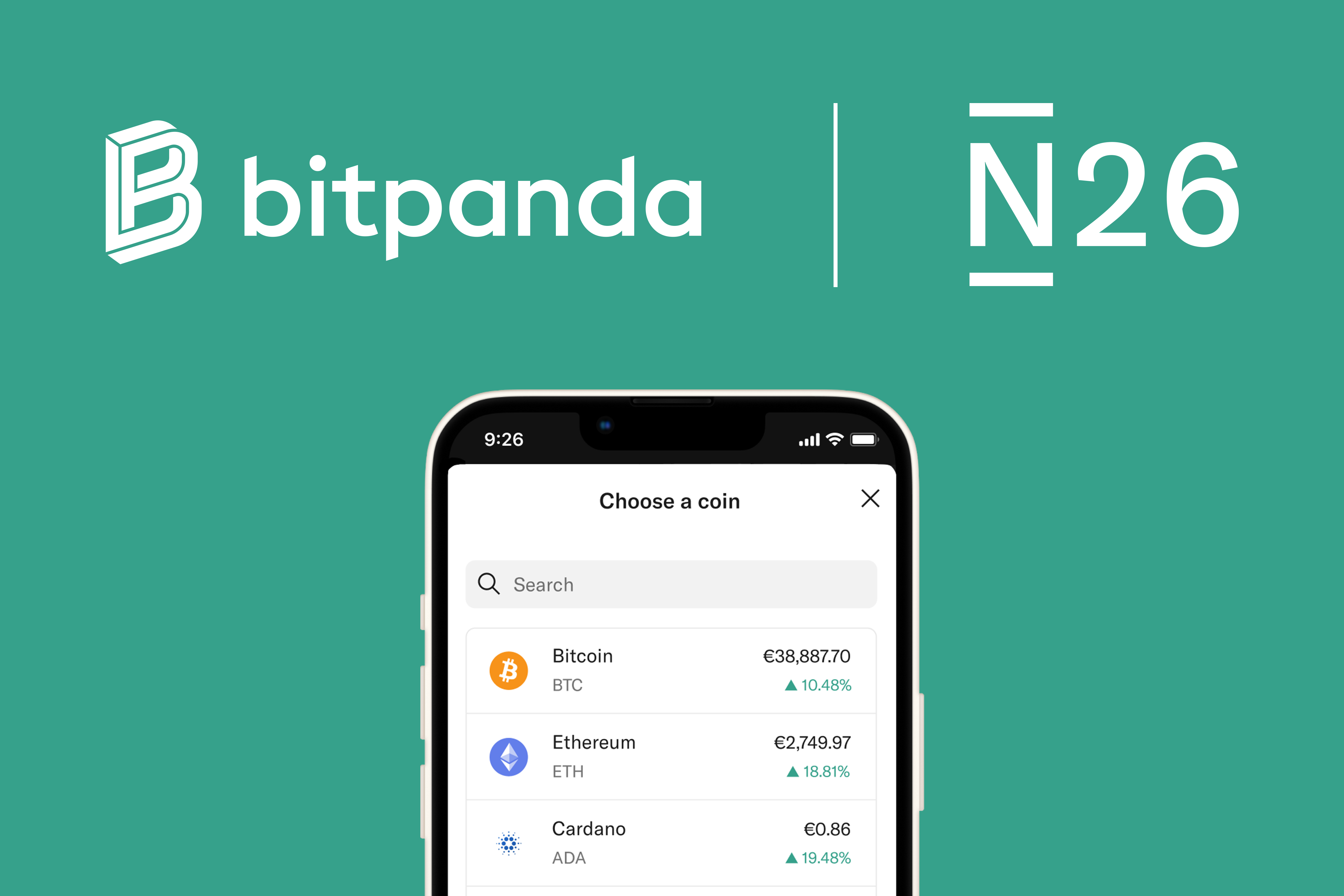 Bitpanda and N26 partner to offer investment in cryptocurrencies