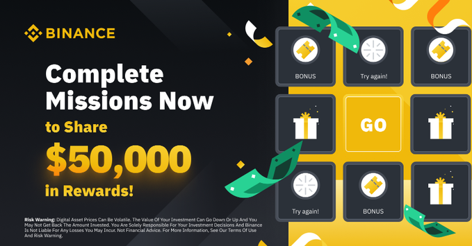 How to Complete Missions (Challenge) on Binance for $50,000 in Rewards