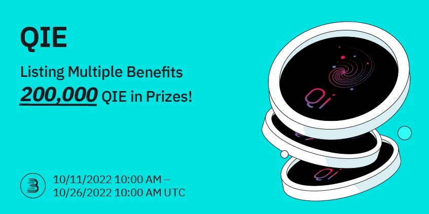 QIE Listing Multiple Benefits, 200,000 QIE in Prizes!