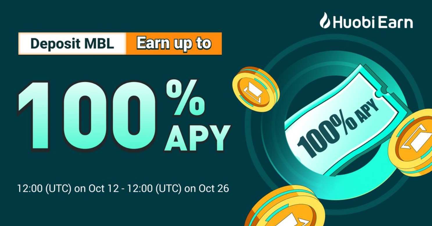 Stake MBL (MovieBloc) to earn 100% APY on Huobi