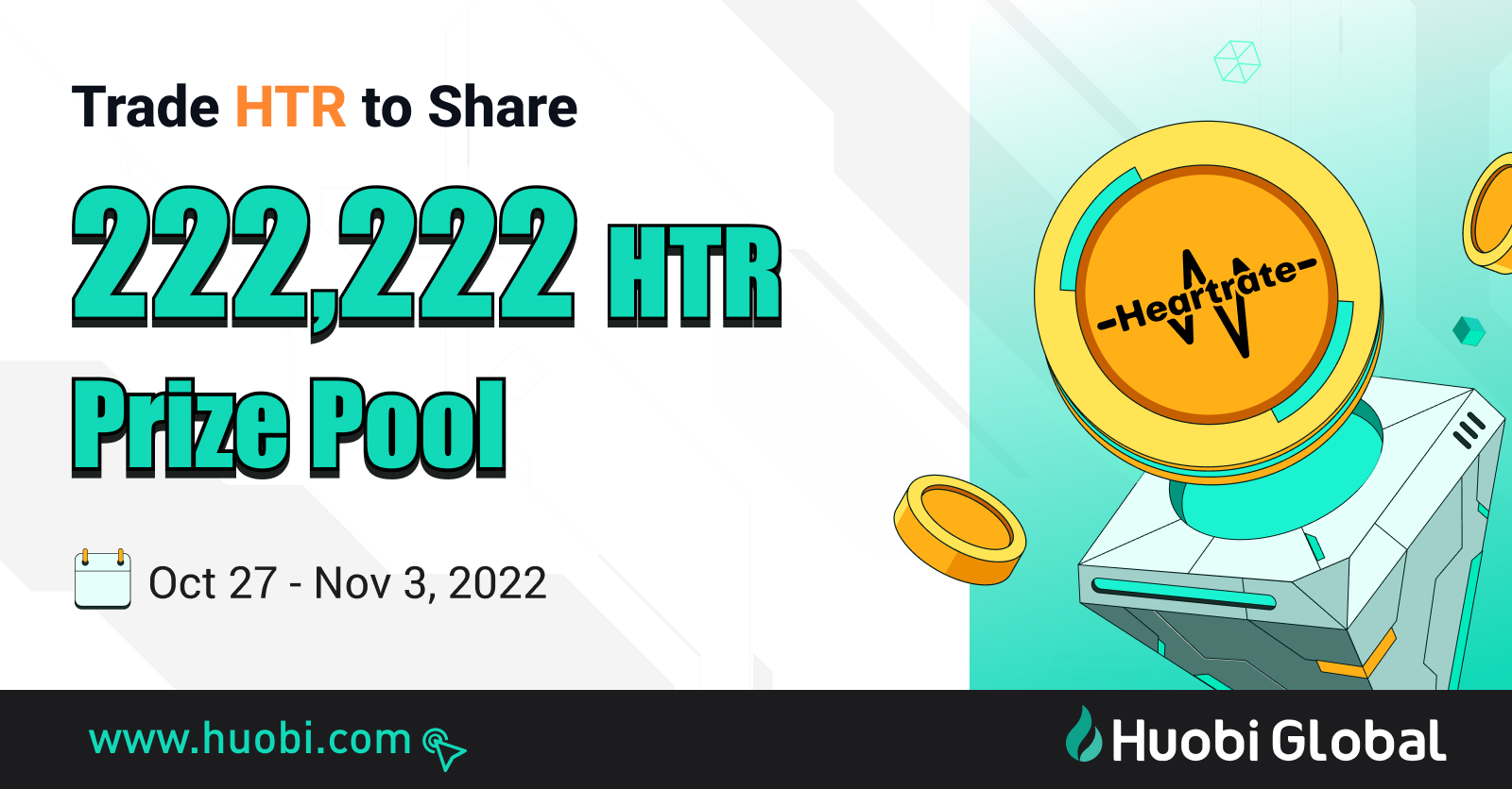 Trade HTR to Share 222,222 HTR