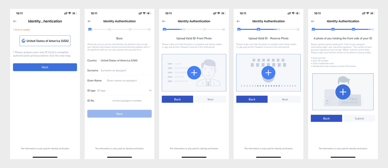 bibox How to do KYC authentication