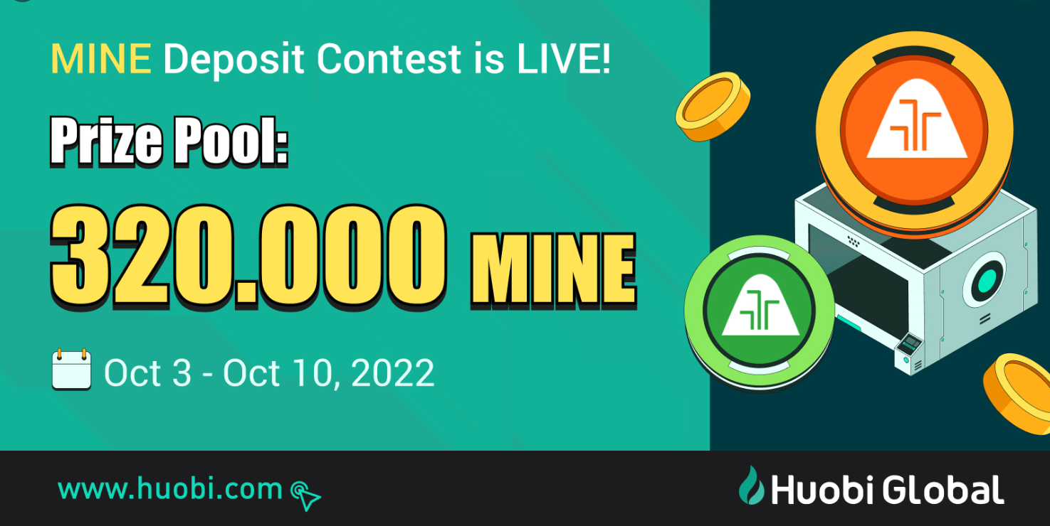 mine deposit bonus promotion by Huobi