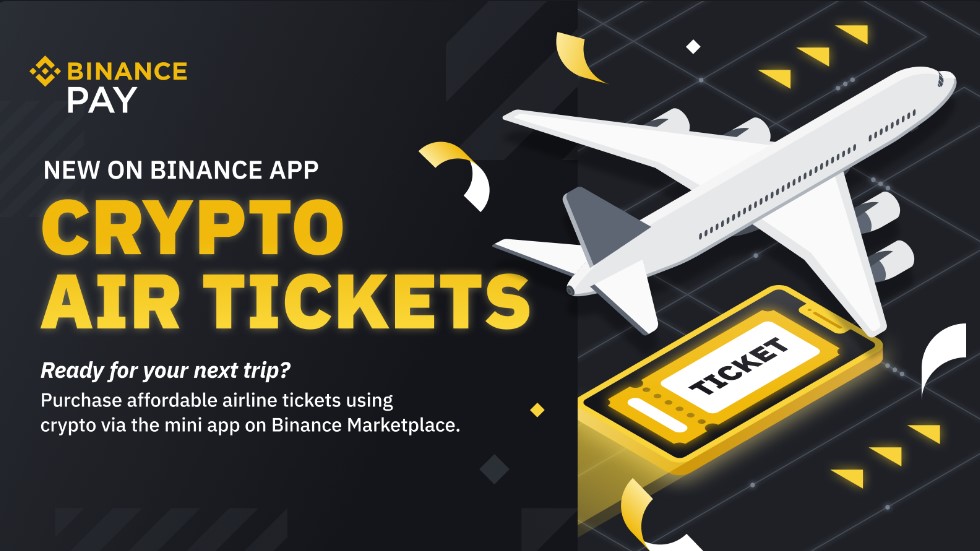 Book discounted tickets at Crypto Air Tickets via Binance Market