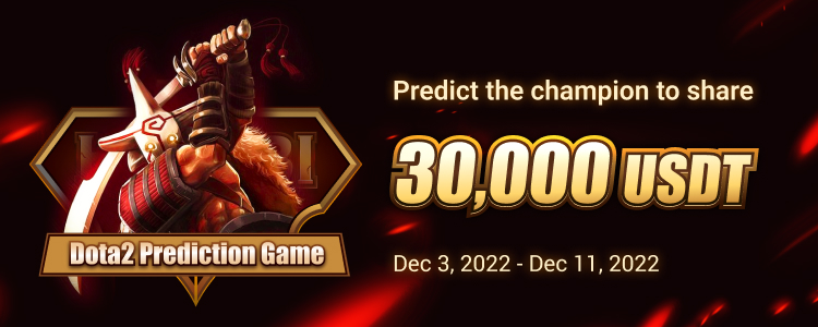 Dota2 Prediction Game Predict the Champion to Share 30,000 USDT