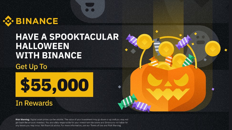 Play Halloween and win $55,000 worth of prizes on Binance!