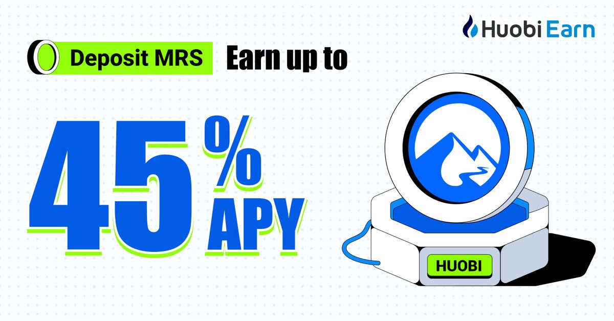 Stake MRS (Metars Genesis) token to earn 45% APY on Huobi Earn
