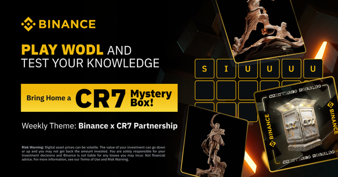 Get a CR7 Mystery Box - Binance WODL x CR7 Partnership