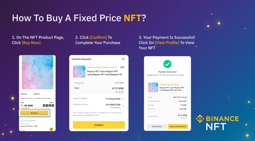 How to buy NFT at a fixed price