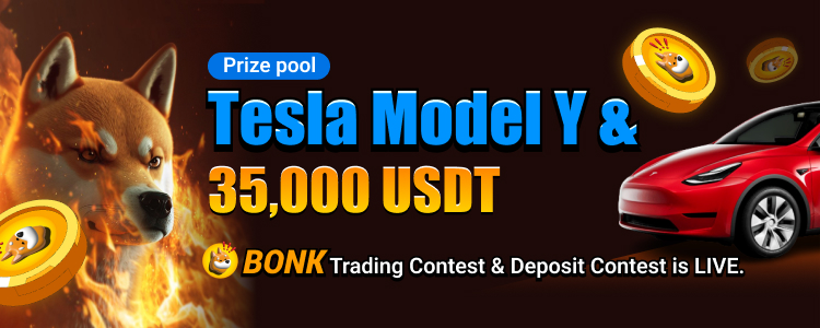 Trade & Deposit BONK to Share Tesla Model Y And 35,000 USDT! Huobi to Launch BONK Trading Contest on Jan 5