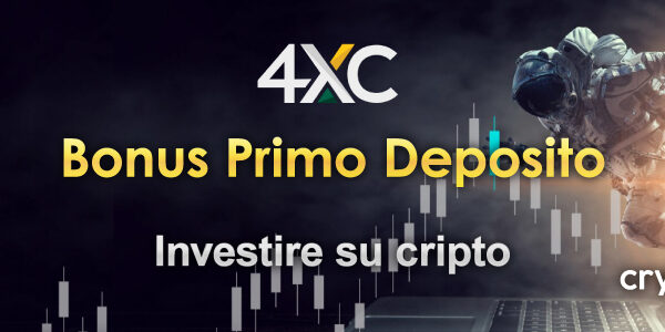 Bonus sul primo deposito del 50% 4XC