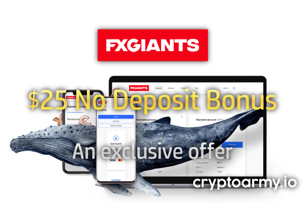 FXGiants $25 No Deposit Bonus