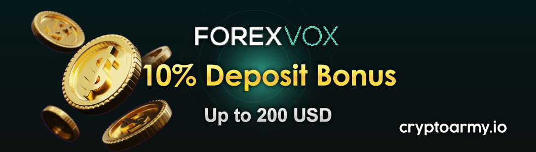 ForexVox 10% Floating Deposit Bonus