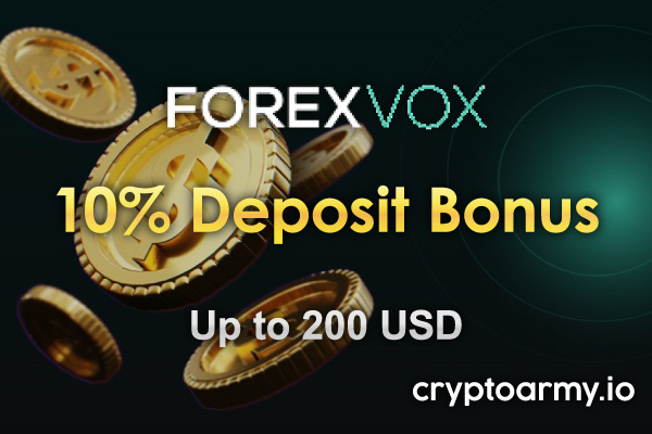 ForexVox 10% Floating Deposit Bonus