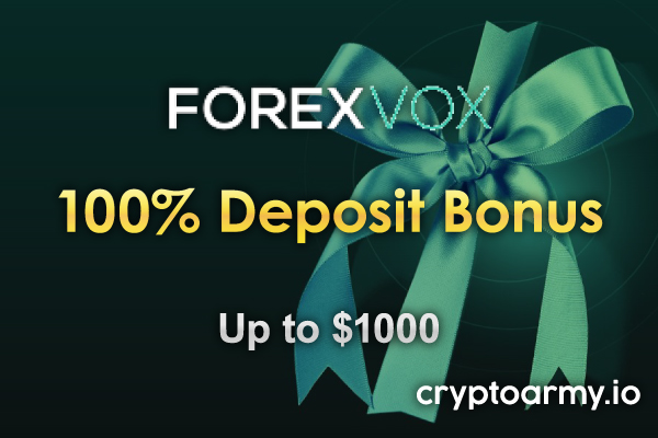 ForexVox 100% Deposit Bonus