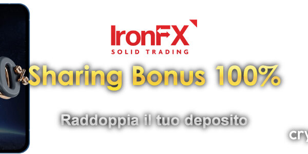 Bonus di Deposito 100% IronFX