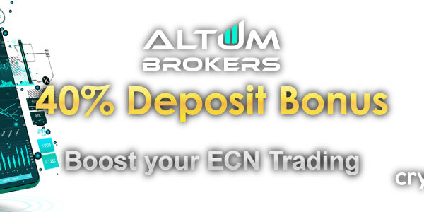 Altum Brokers 40% Deposit Bonus