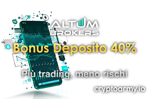 Bonus Deposito 40% Altum Brokers