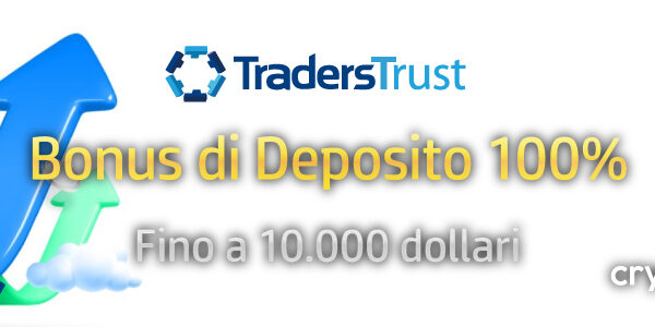 Bonus di Deposito del 100% TradersTrust