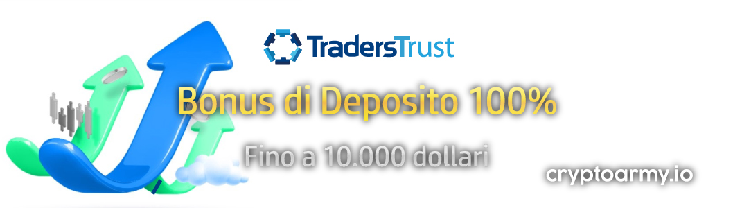 Bonus di Deposito del 100% TradersTrust