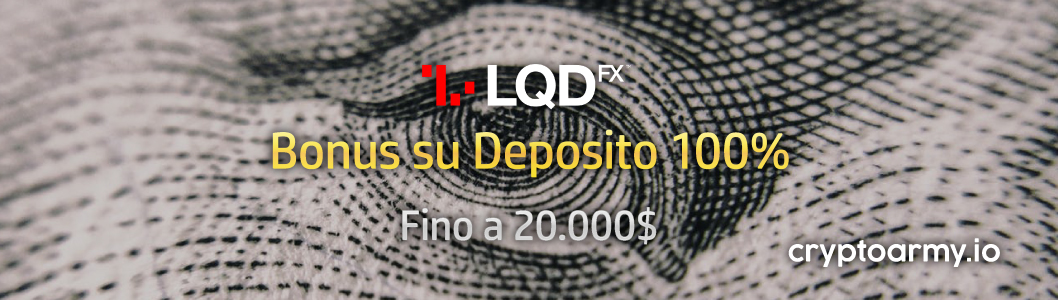 Bonus su deposito 100% LQDFX