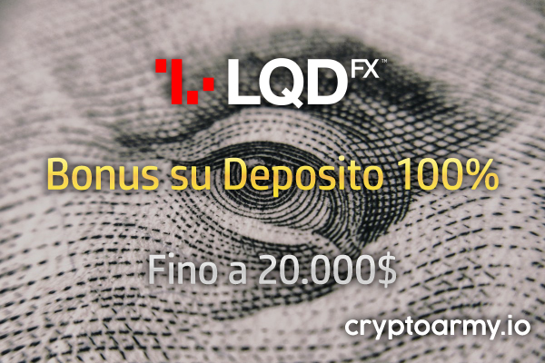 Bonus su deposito 100% LQDFX