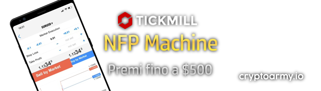 Concorso NFP Machine Tickmill