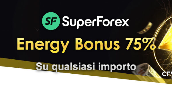 Energy Bonus del 75% SuperForex