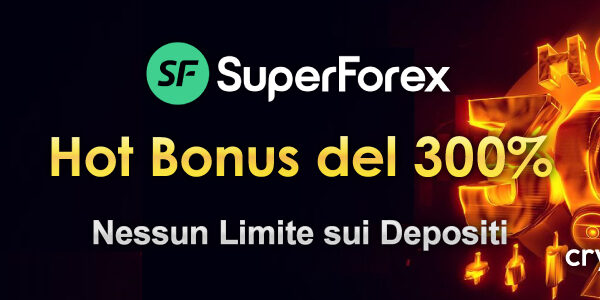 Hot Bonus del 300% SuperForex