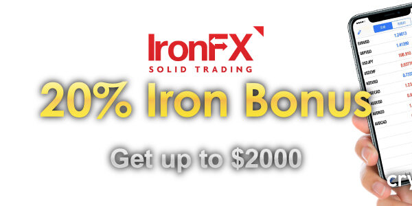 IronFX 20% Iron Bonus