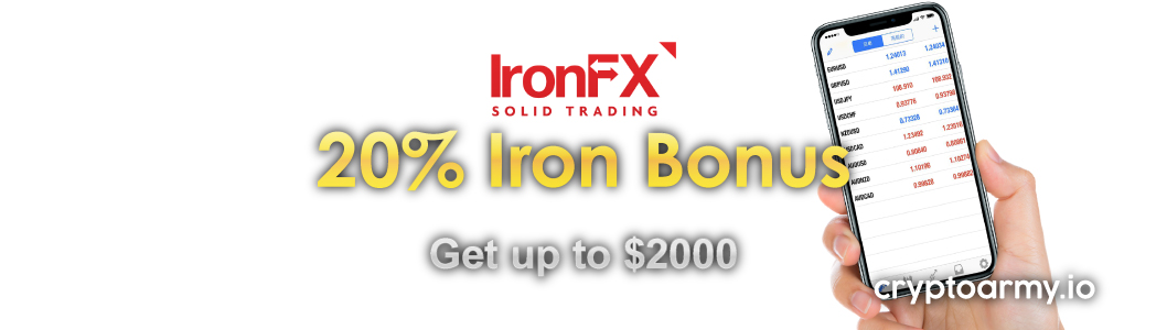 IronFX 20% Iron Bonus