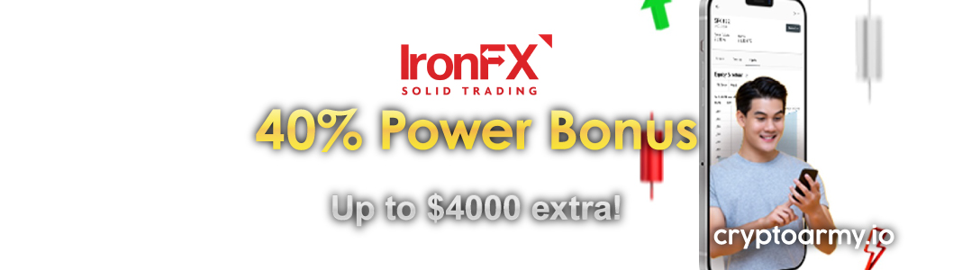 IronFX 40% Power Bonus