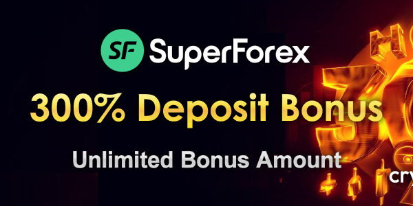 SuperForex 300% Deposit Bonus