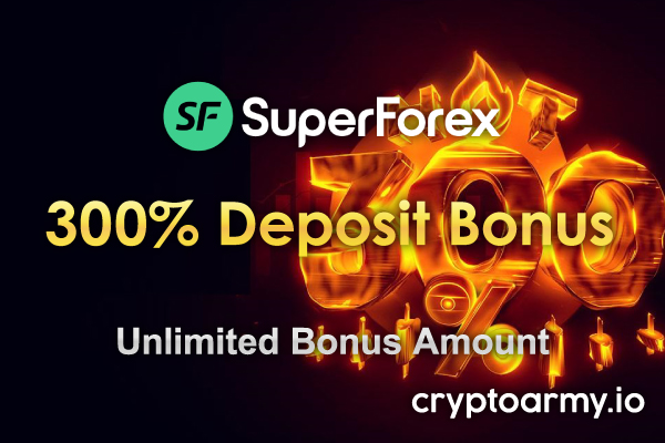 SuperForex 300% Deposit Bonus