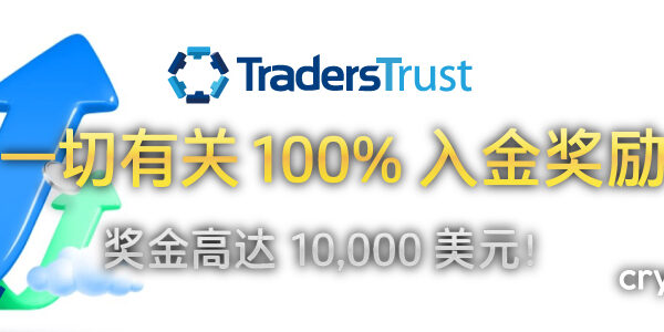 Traders Trust 100% 入金奖励