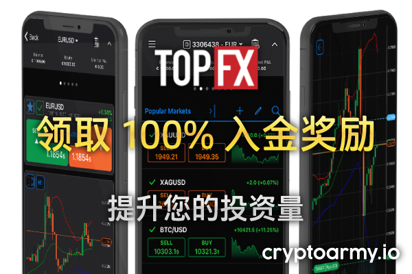 TopFX 100% 入金奖励