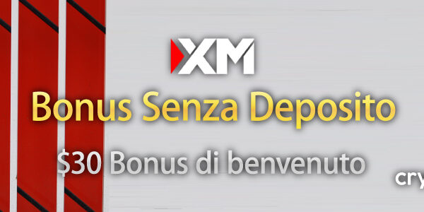 Bonus di benvenuto 30$ XM