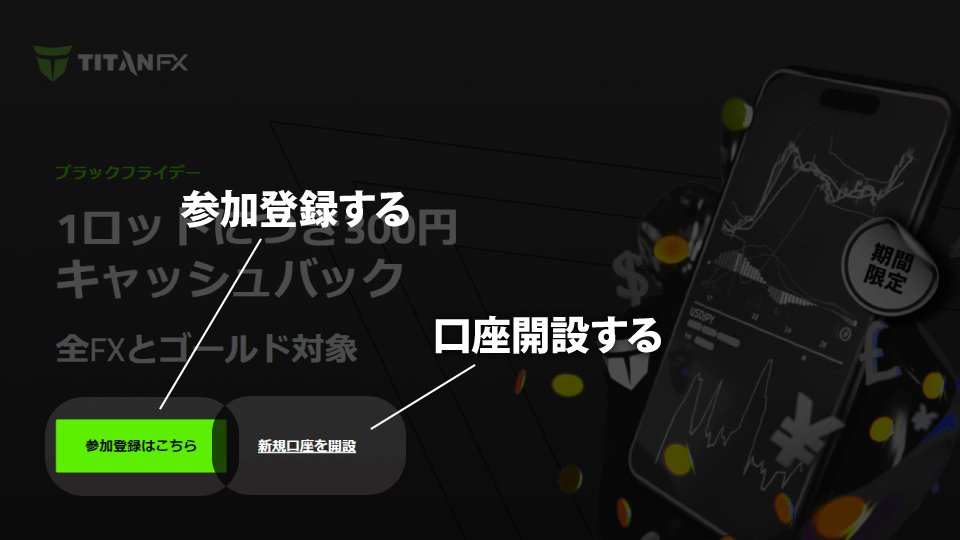 海外FX業者 TitanFX（タイタンFX）の無限キャッシュバック！300円/ロットがもらえるブラックフライデー・キャンペーン！