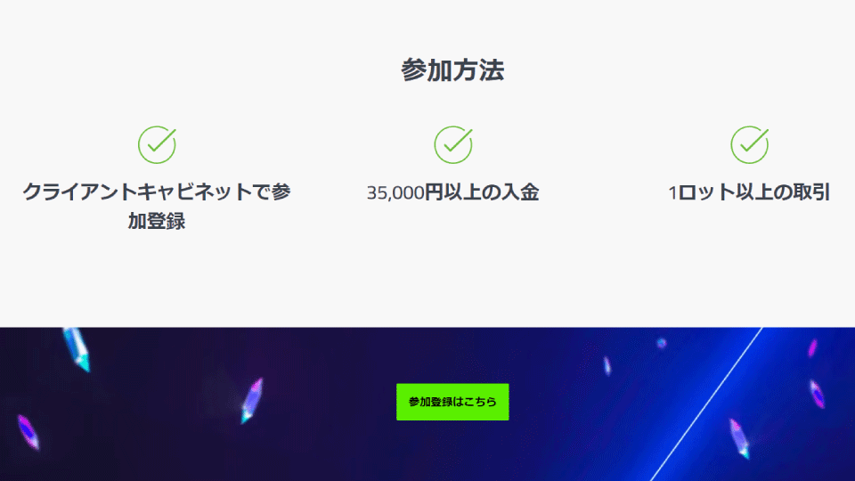 海外FX業者 TitanFX（タイタンFX）の冬の大感謝祭の抽選に参加する方法です。