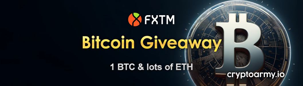 FXTM Bitcoin Giveaway promotion